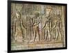 Hieroglyphic Relief, Temple of Kom Ombo, Egypt, 20th Century-null-Framed Giclee Print