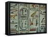 Hieroglyphic Symbols at the Tomb of Amon-her-Khopechef, Egypt-Stuart Westmoreland-Framed Stretched Canvas