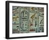 Hieroglyphic Symbols at the Tomb of Amon-her-Khopechef, Egypt-Stuart Westmoreland-Framed Photographic Print