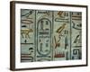 Hieroglyphic Symbols at the Tomb of Amon-her-Khopechef, Egypt-Stuart Westmoreland-Framed Photographic Print