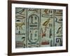 Hieroglyphic Symbols at the Tomb of Amon-her-Khopechef, Egypt-Stuart Westmoreland-Framed Photographic Print