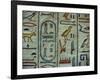 Hieroglyphic Symbols at the Tomb of Amon-her-Khopechef, Egypt-Stuart Westmoreland-Framed Photographic Print