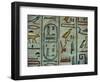 Hieroglyphic Symbols at the Tomb of Amon-her-Khopechef, Egypt-Stuart Westmoreland-Framed Photographic Print