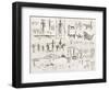 Hieroglyphics Found In A Cave Near Fossil Creek, Arizona-marzolino-Framed Art Print