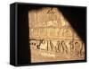 Hieroglyphics on Entrance to the Temple of Karnak-Mark Hannaford-Framed Stretched Canvas