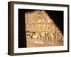 Hieroglyphics on Entrance to the Temple of Karnak-Mark Hannaford-Framed Photographic Print