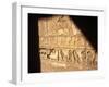 Hieroglyphics on Entrance to the Temple of Karnak-Mark Hannaford-Framed Photographic Print