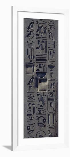 Hieroglyphics on Lateran Obelisk, Piazza San Giovanni in Laterano, Rome, Italy BC-null-Framed Giclee Print