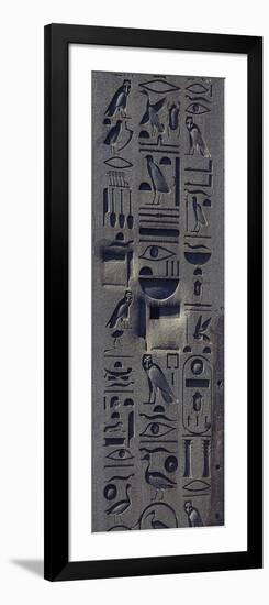 Hieroglyphics on Lateran Obelisk, Piazza San Giovanni in Laterano, Rome, Italy BC-null-Framed Giclee Print