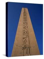 Hieroglyphics on the Obelisk in Hippodrome Square in Istanbul, Turkey, Europe-Short Michael-Stretched Canvas
