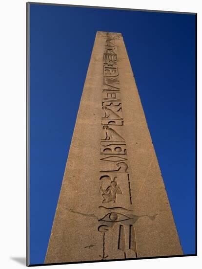Hieroglyphics on the Obelisk in Hippodrome Square in Istanbul, Turkey, Europe-Short Michael-Mounted Photographic Print