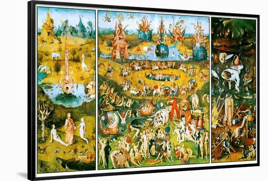 Hieronymus Bosch Garden of Earthly Delights-null-Framed Poster