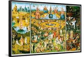 Hieronymus Bosch Garden of Earthly Delights-null-Framed Poster