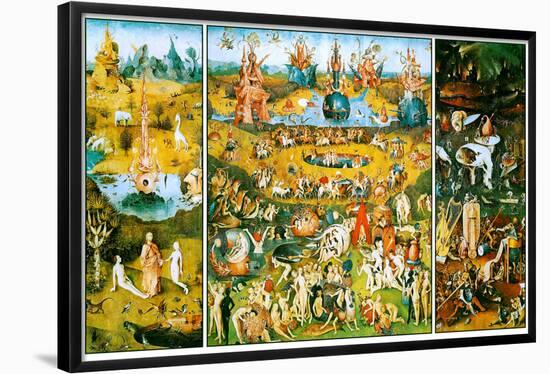 Hieronymus Bosch Garden of Earthly Delights-null-Framed Poster