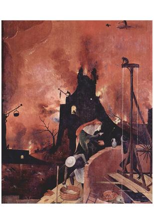 Commandez une copie de Triptyque du Haywain (détail) - Jérôme