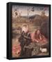 Hieronymus Bosch (Meditators St. John the Baptist) Art Poster Print-null-Framed Poster