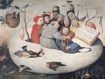 The Temptation of St. Anthony, Right Hand Panel, Detail of a Couple Riding a Fish-Hieronymus Bosch-Giclee Print