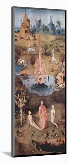 Hieronymus Bosch (The Garden of Delights, left wing: The Creation) Art Poster Print-null-Mounted Poster