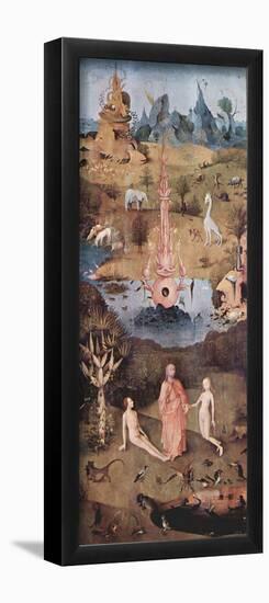 Hieronymus Bosch (The Garden of Delights, left wing: The Creation) Art Poster Print-null-Framed Poster