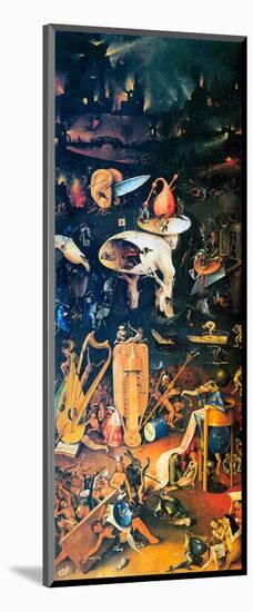 Hieronymus Bosch The Garden of Earthly Delights Hell Art Print Poster-null-Mounted Poster