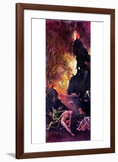 Hieronymus Bosch The Rest Hell on Flow-null-Framed Art Print