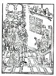 Apothecary's Shop, from 'Das Buch Der Cirugia' Published Strasbourg, 1497 (Woodcut)-Hieronymus Brunschwig-Giclee Print