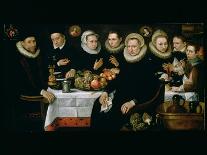 The Family of Adrien De Witte (1555-1616) 1608-Hieronymus Francken-Framed Stretched Canvas