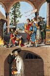Carnival of Basel, 1843-Hieronymus Hess-Framed Stretched Canvas