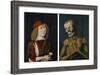 Hieronymus Tscheckenbürlin and the Personification of Death, 1487-German School-Framed Giclee Print