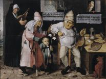 The Bellows Repairer-Hieronymus Van Aeken Bosch-Framed Art Print