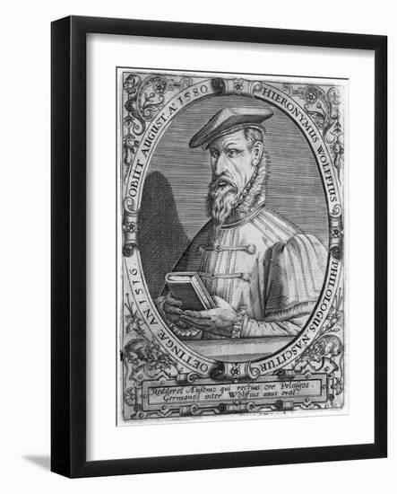 Hieronymus Wolf-Theodor De Brij-Framed Art Print