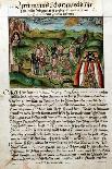 Venezuelans Attacking Spanish Conquistadors, C16th Century-Hieronyouse Koler-Laminated Giclee Print