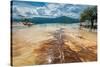 Hierve El Agua, Natural Rock Formations in the Mexican State of Oaxaca-javarman-Stretched Canvas