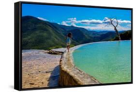 Hierve El Agua, Oaxaca, Mexico-Hugo Brizard - YouGoPhoto-Framed Stretched Canvas