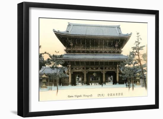 Higashi Honganji Gates-null-Framed Art Print