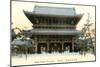 Higashi Honganji Gates-null-Mounted Art Print