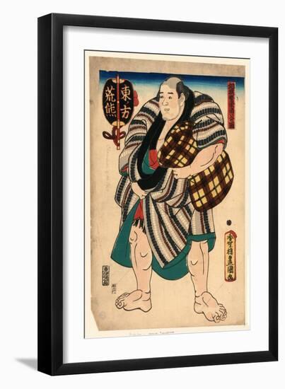 Higashi No Kata Arakuma-Utagawa Toyokuni-Framed Giclee Print