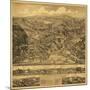 Higganum, Connecticut - Panoramic Map-Lantern Press-Mounted Art Print