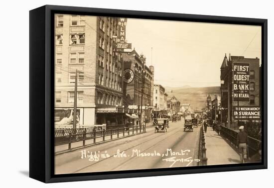 Higgins Avenue, Missoula, Montana-null-Framed Stretched Canvas