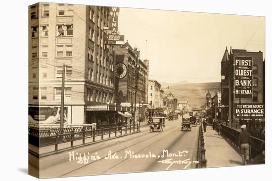 Higgins Avenue, Missoula, Montana-null-Stretched Canvas