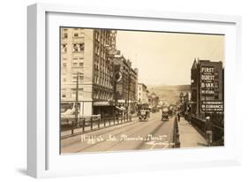 Higgins Avenue, Missoula, Montana-null-Framed Art Print