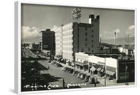 Higgins Avenue, Missoula, Montana-null-Framed Art Print