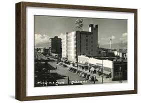 Higgins Avenue, Missoula, Montana-null-Framed Art Print