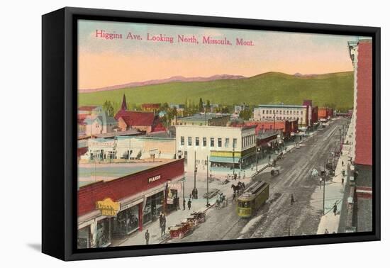 Higgins Avenue, Missoula, Montana-null-Framed Stretched Canvas
