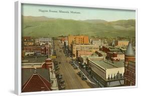 Higgins Avenue, Missoula, Montana-null-Framed Art Print