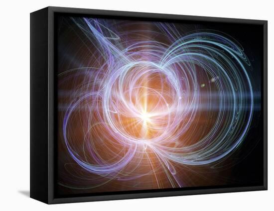 Higgs Boson, Conceptual Artwork-PASIEKA-Framed Stretched Canvas