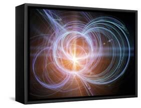 Higgs Boson, Conceptual Artwork-PASIEKA-Framed Stretched Canvas