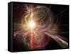 Higgs Boson, Conceptual Artwork-PASIEKA-Framed Stretched Canvas