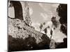 High Adventure: Children Climbing Amongst the Ruins of a Castle, 1950-null-Mounted Premium Photographic Print