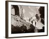 High Adventure: Children Climbing Amongst the Ruins of a Castle, 1950-null-Framed Photographic Print